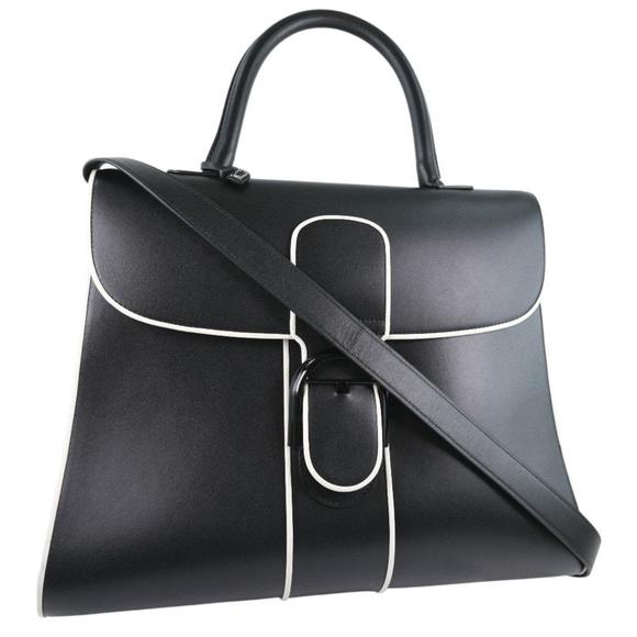 OTHERS Handbags - Delvaux Brillant Large/Brillant GM 2WAY Shoulder Calf Black/White Ladies Hand...